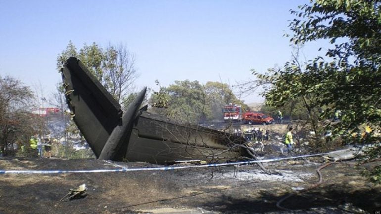 Accidente de un avión de Spanair al despegar de Barajas el 20 de agosto de 2008. 