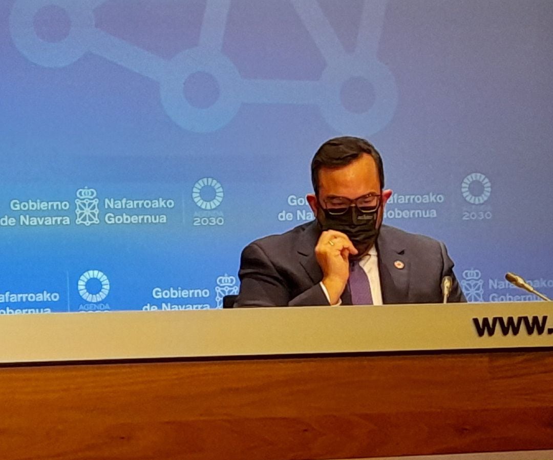 El portavoz del Gobierno de Navarra, Javier Remírez