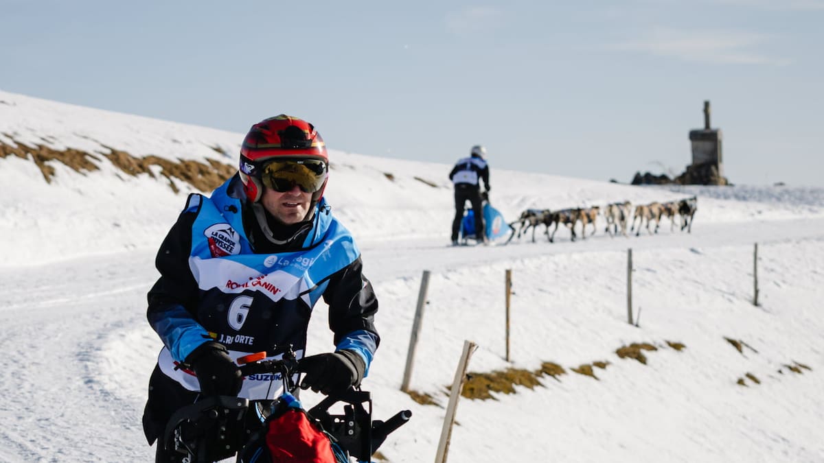 Javier Ruiz Orte y Jorge García (MusherOlvegueños) - Javier Ruiz Orte y Jorge García vuelven a alzar la bandera del mushing olvegueño