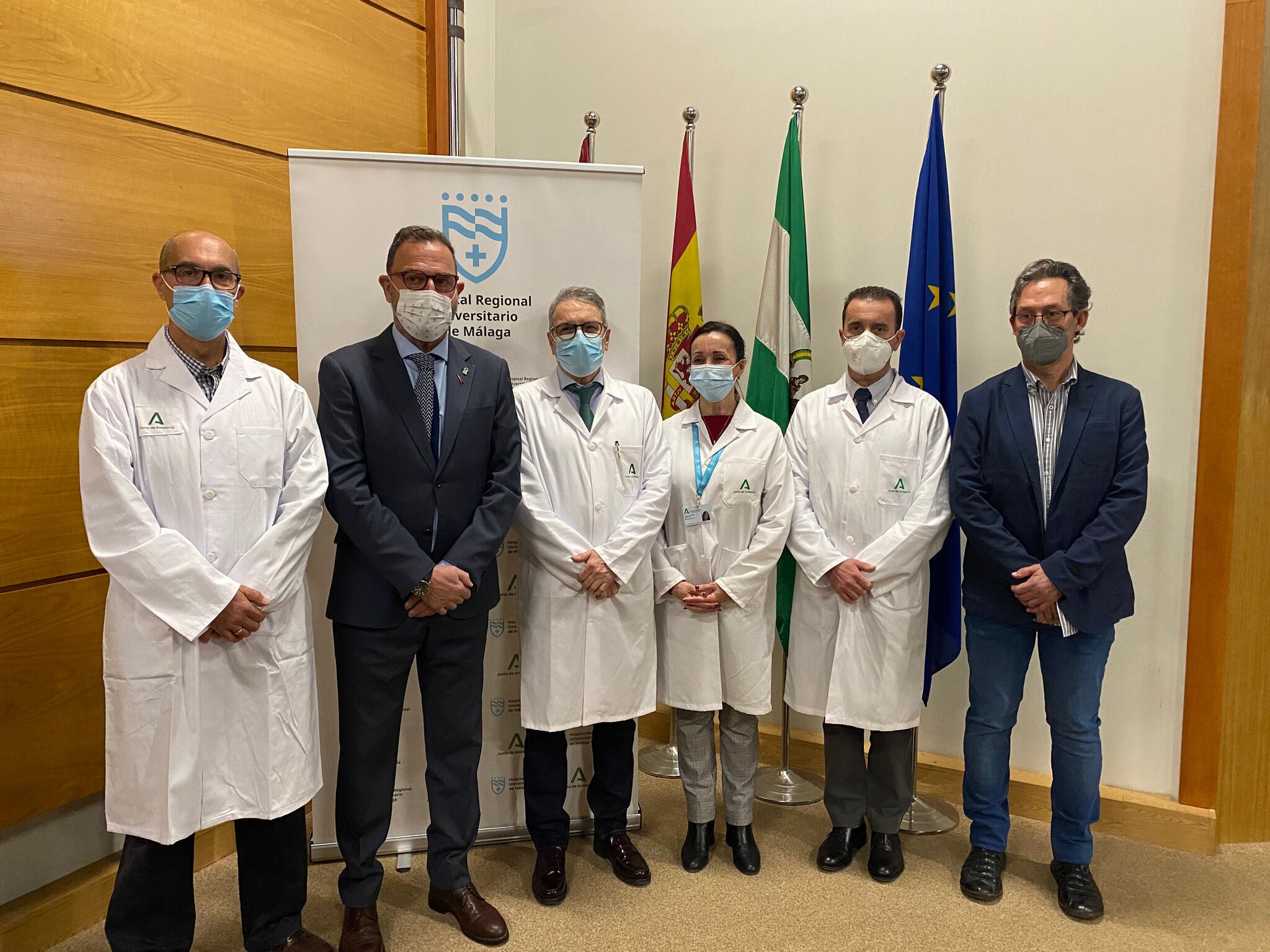 Un momento del acto celebrado este jueves en el centro sanitario