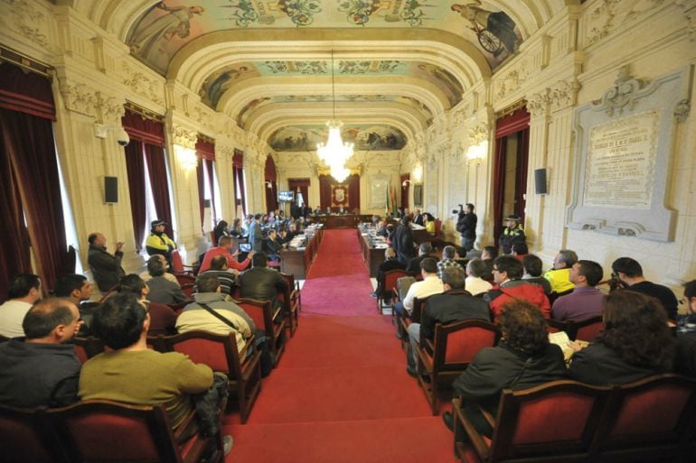 Pleno del ayuntamiento de Málaga
