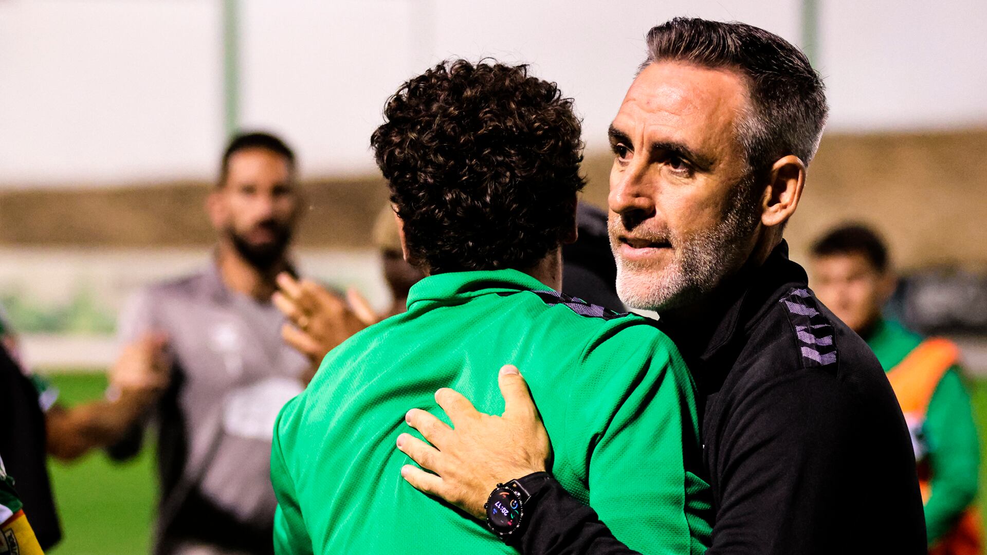 Abel Gómez en el partido entre el Antequera CF y el Marbella FC