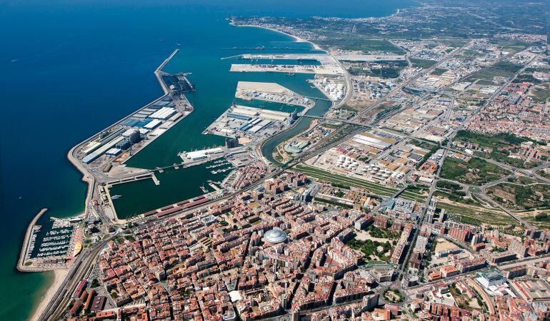 Vista aèrea de Tarragona.
