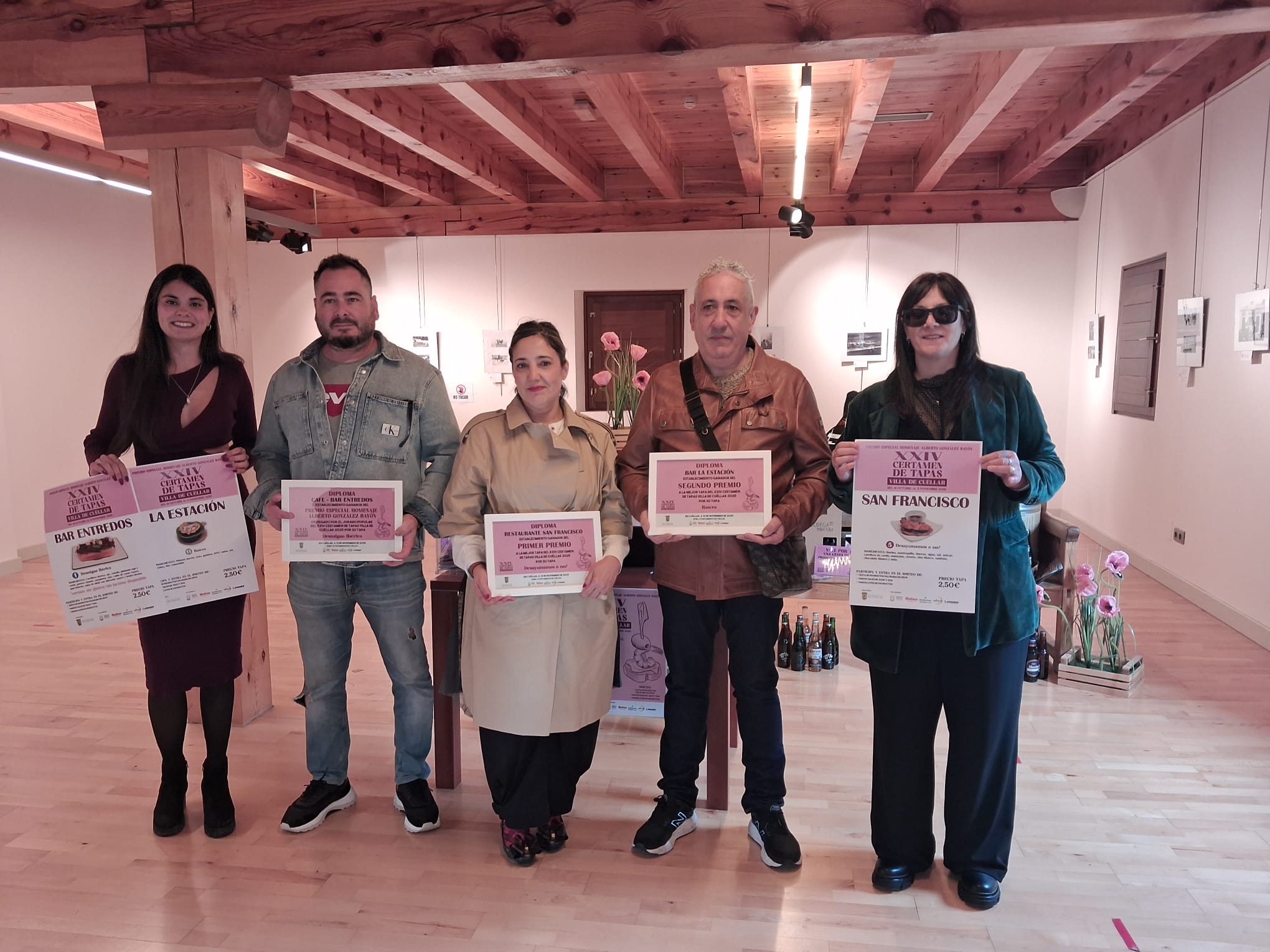 Ganadores del certamen de tapas Villa de Cuéllar 2025