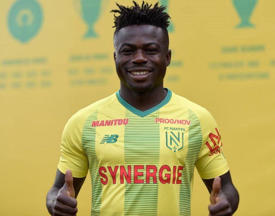 Moses Simon con el FC Nantes