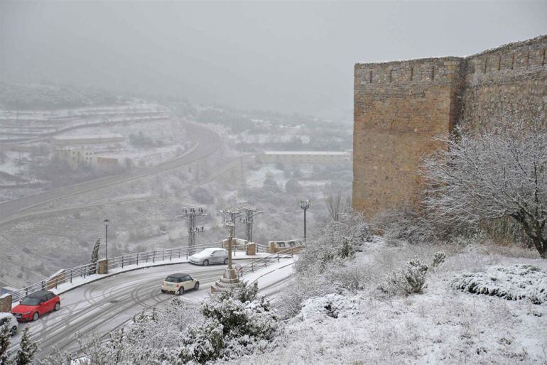 Temporal de nieve en algunos puntos del interior provincial