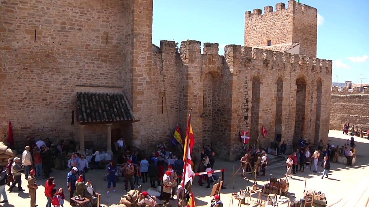 Recreación Batalla de Lopera en una imagen de archivo