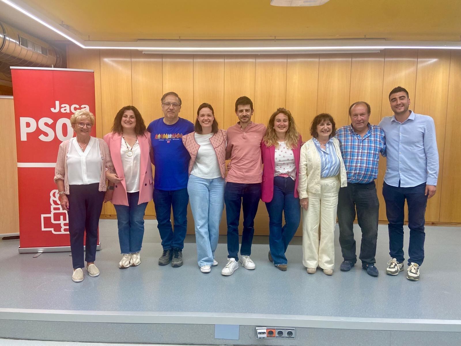 Ejecutiva Local del PSOE Jaca