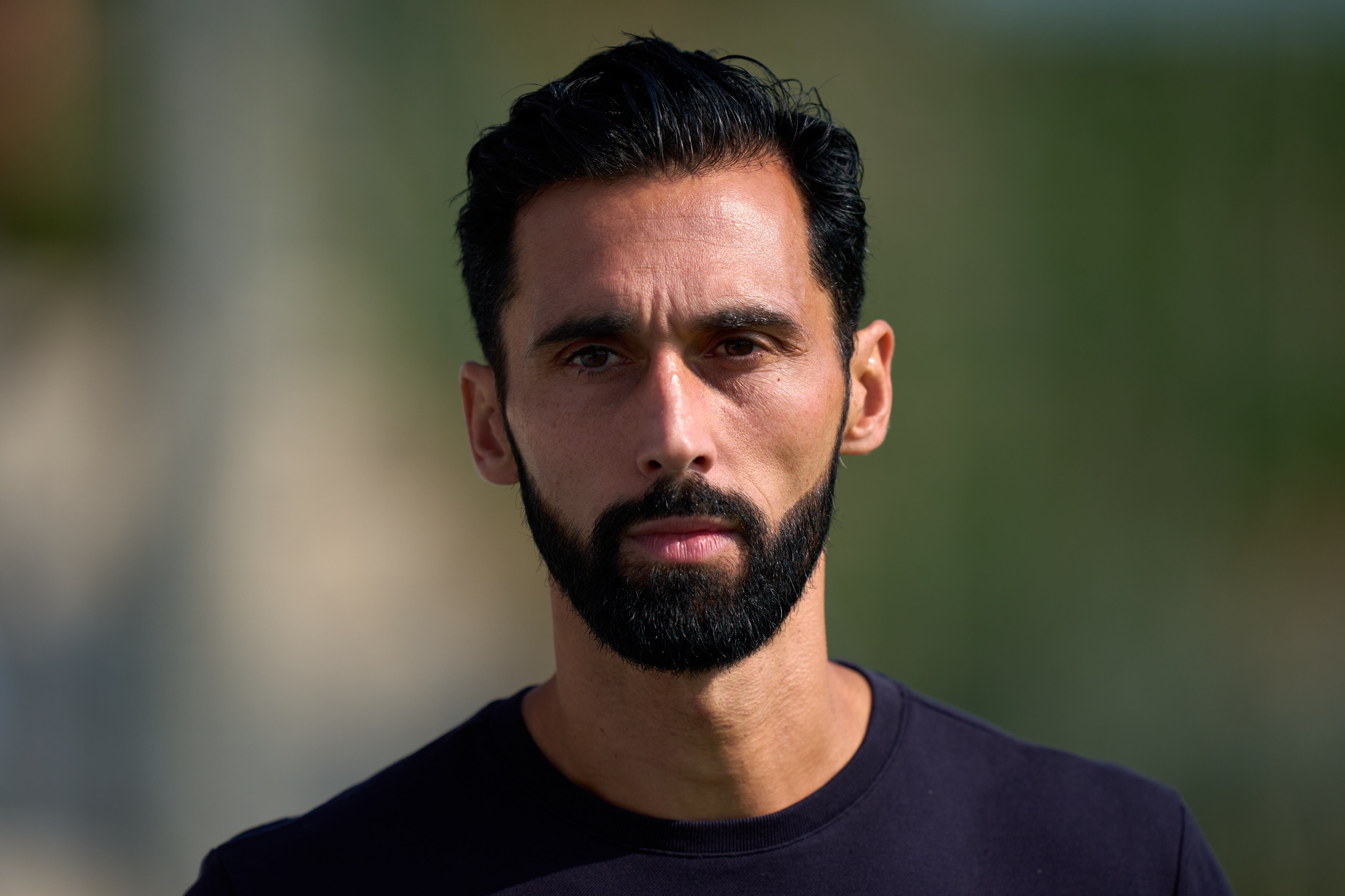 Álvaro Arbeloa en un partido de pretemporada en el Real Madrid Castilla