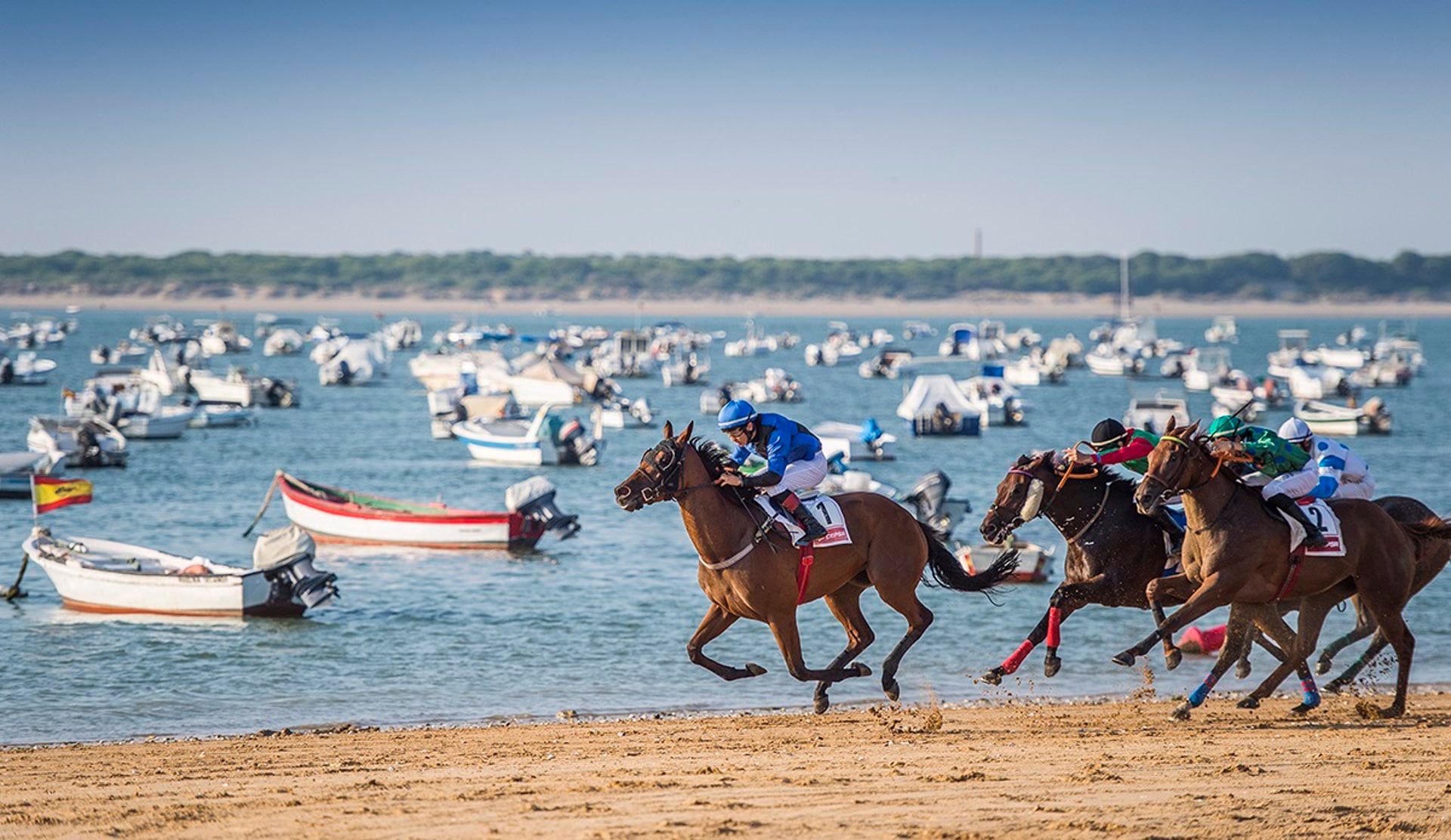 Carreras de Caballos en la playa de Bajo de Guía