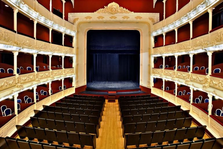 Interior del Teatro Principal de Palencia