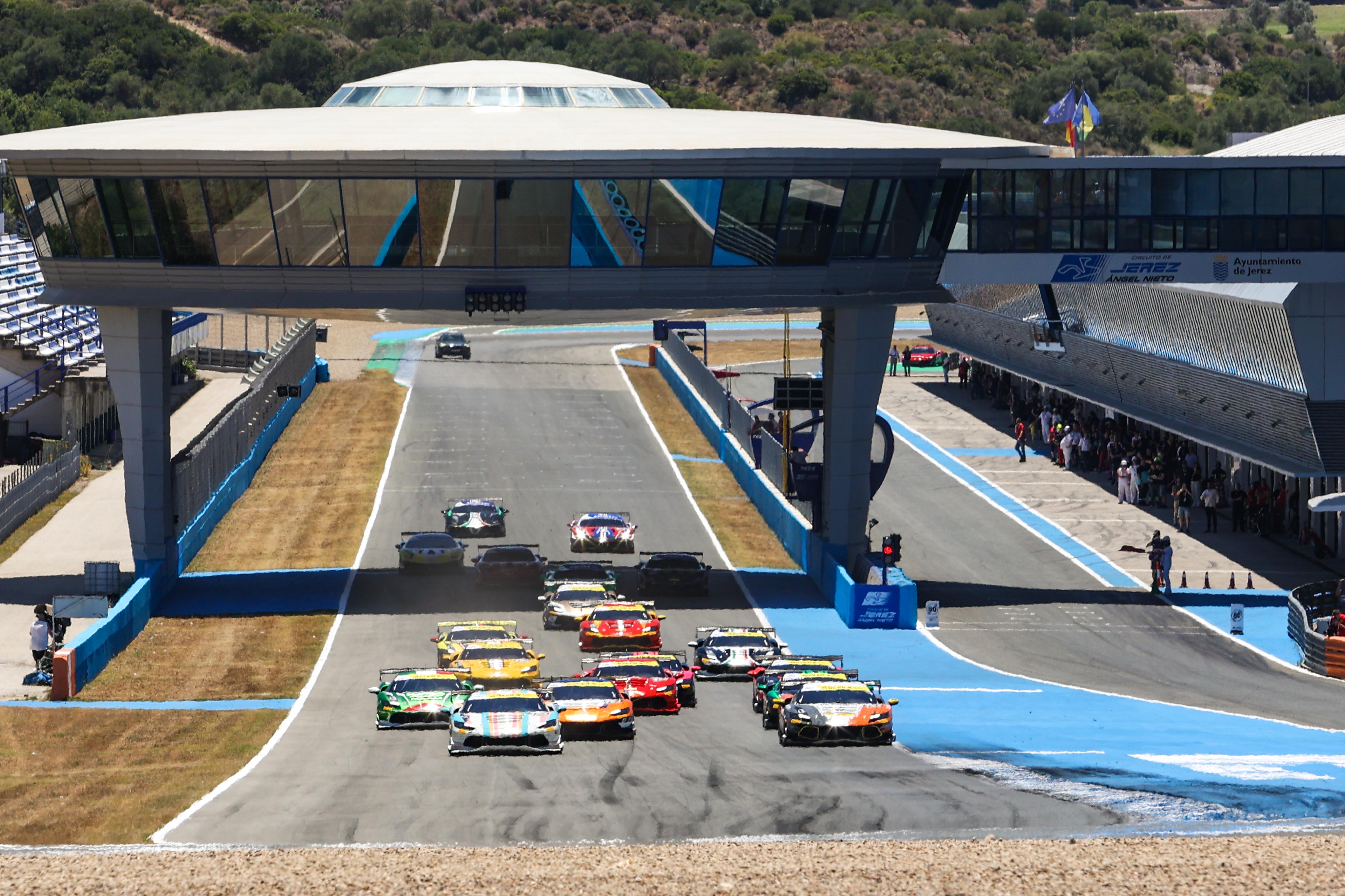 Imagen de la Ferrari Challenge Europa celebrada en el Circuito de Jerez