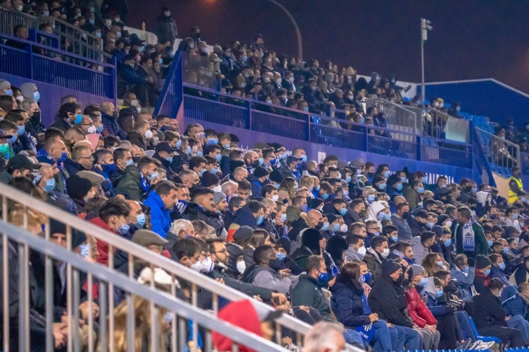 Estadi Balear en el partido contra el Getafe