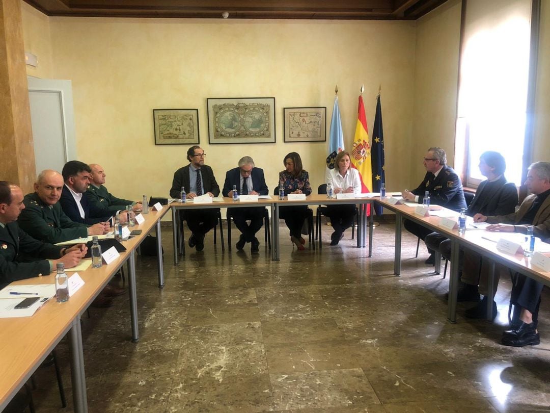 Reunión de seguimiento del Plan Director de convivencia escolar en la provincia de Ourense