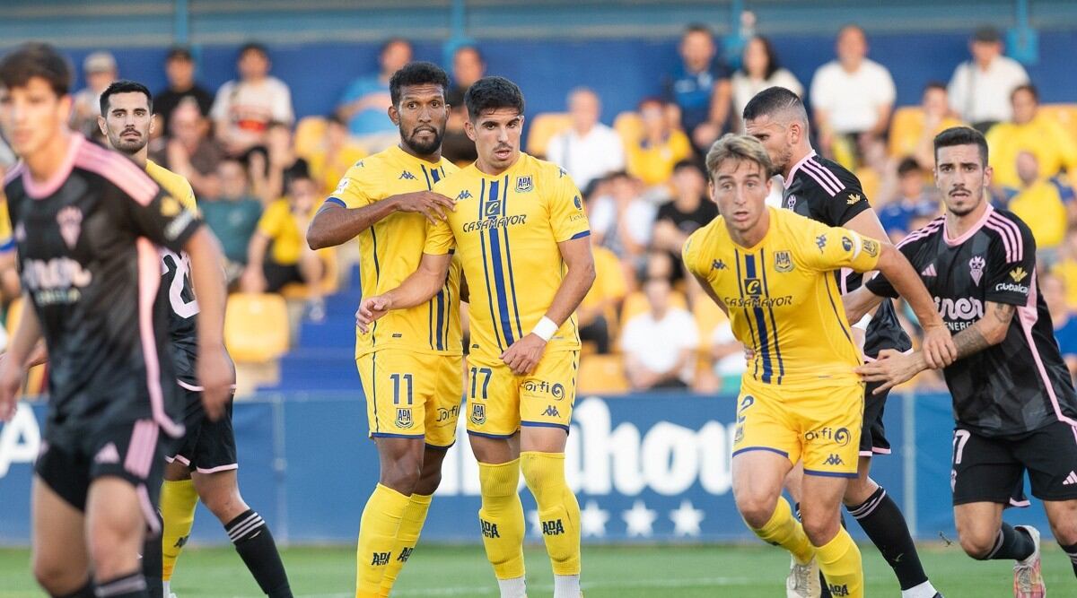 Partido disputado entre Albacete y Alcorcón