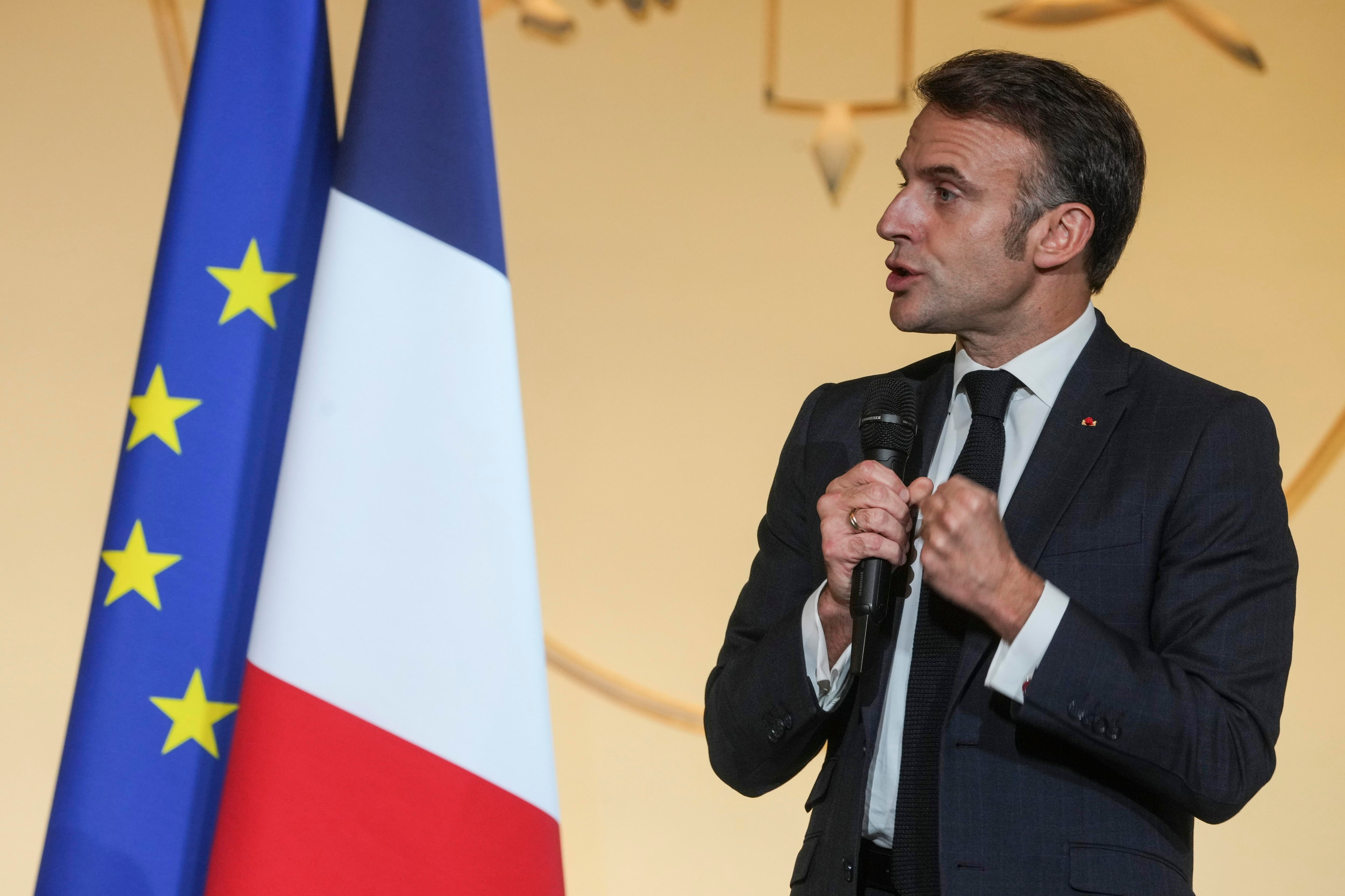 Imagen de archivo del presidente francés, Emmanuel Macron