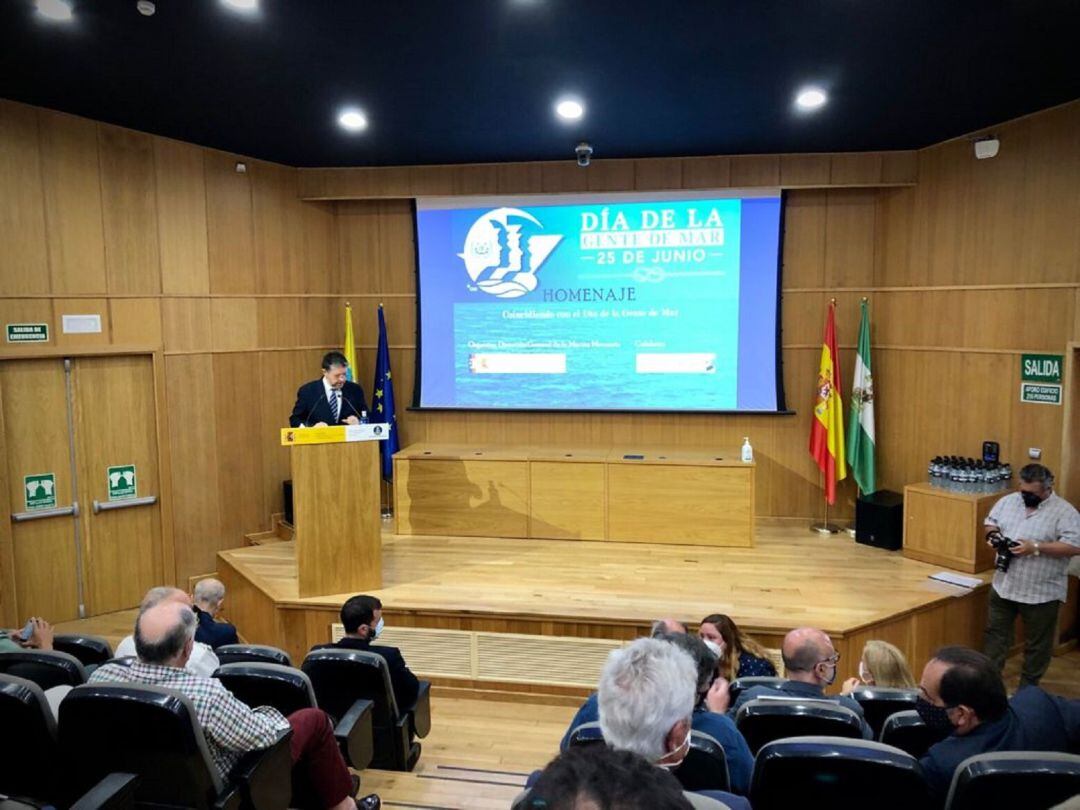 Un momento del acto en Algeciras.