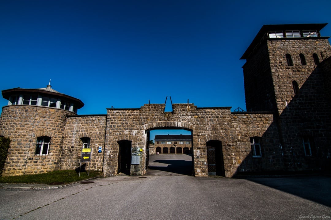 Entrada al campo de concentración de Mauthausen