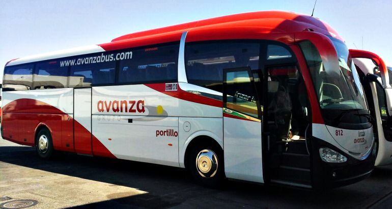 Autobuses de la compañía Grupo Avanza