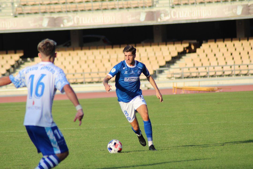Ignacio Goma durante un partido en Chapín 