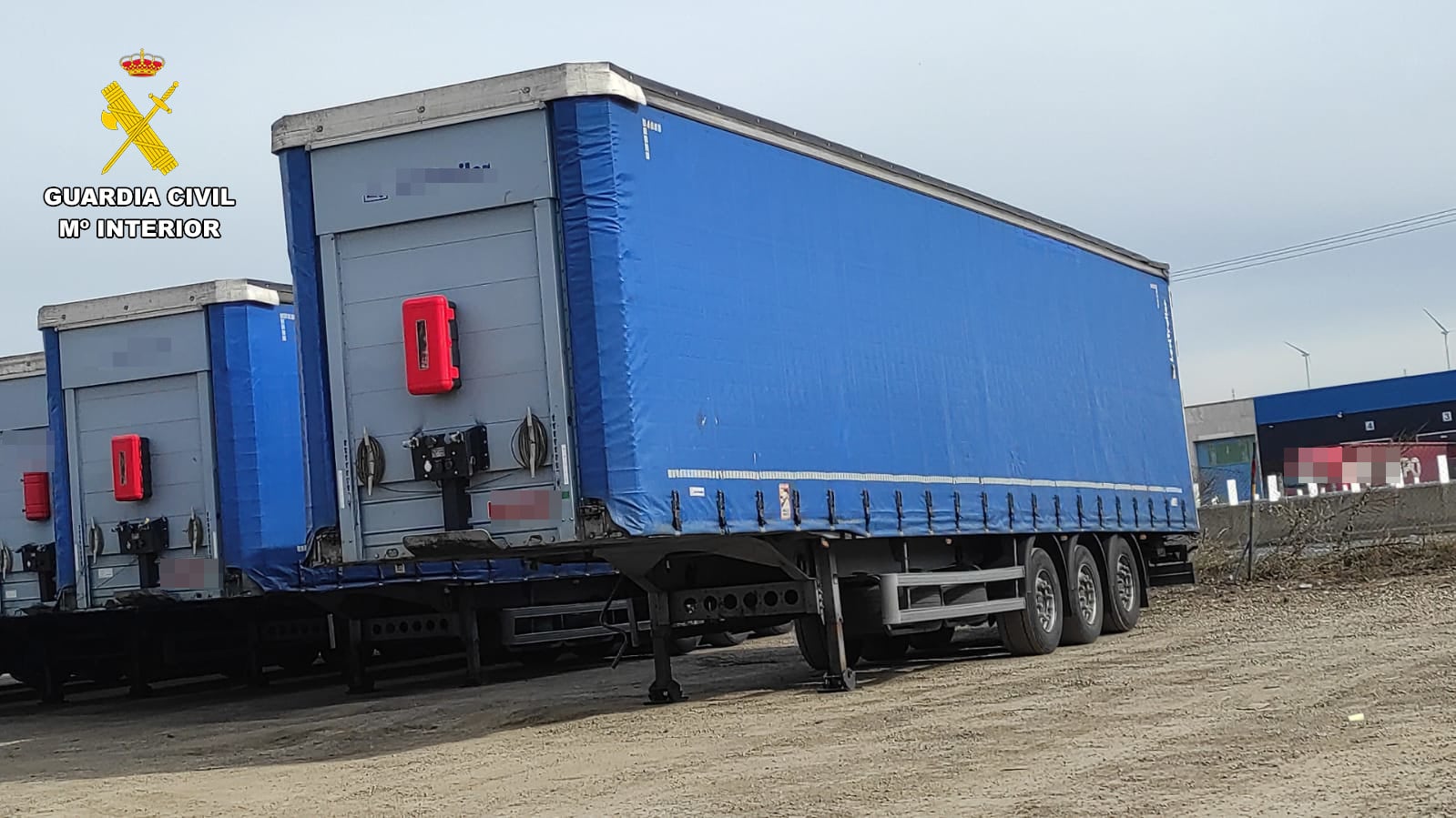 Parte del material robado