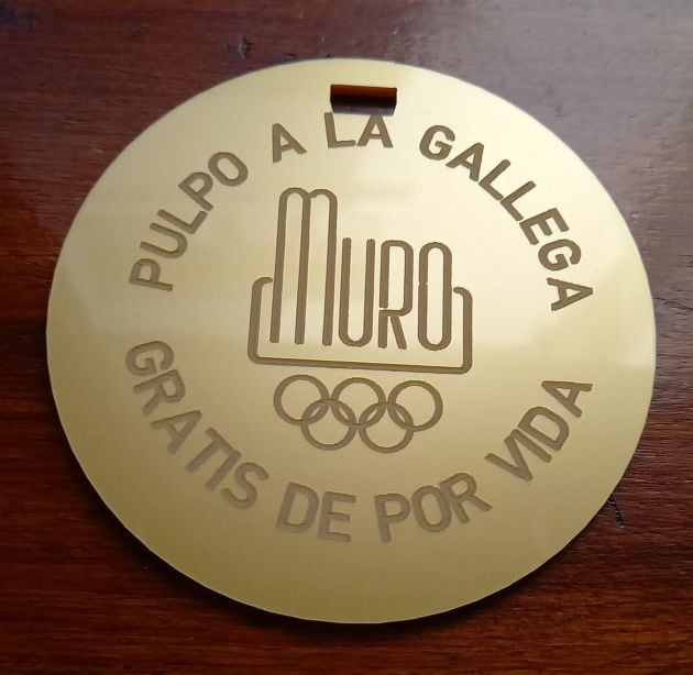 Medalla que se le otorgará a los deportistas