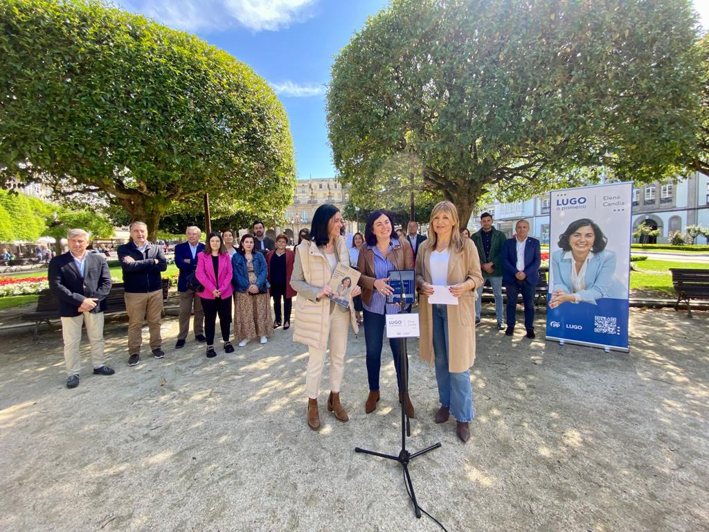 Presentación del programa electoral del PP en Lugo  (Plaza Mayor)