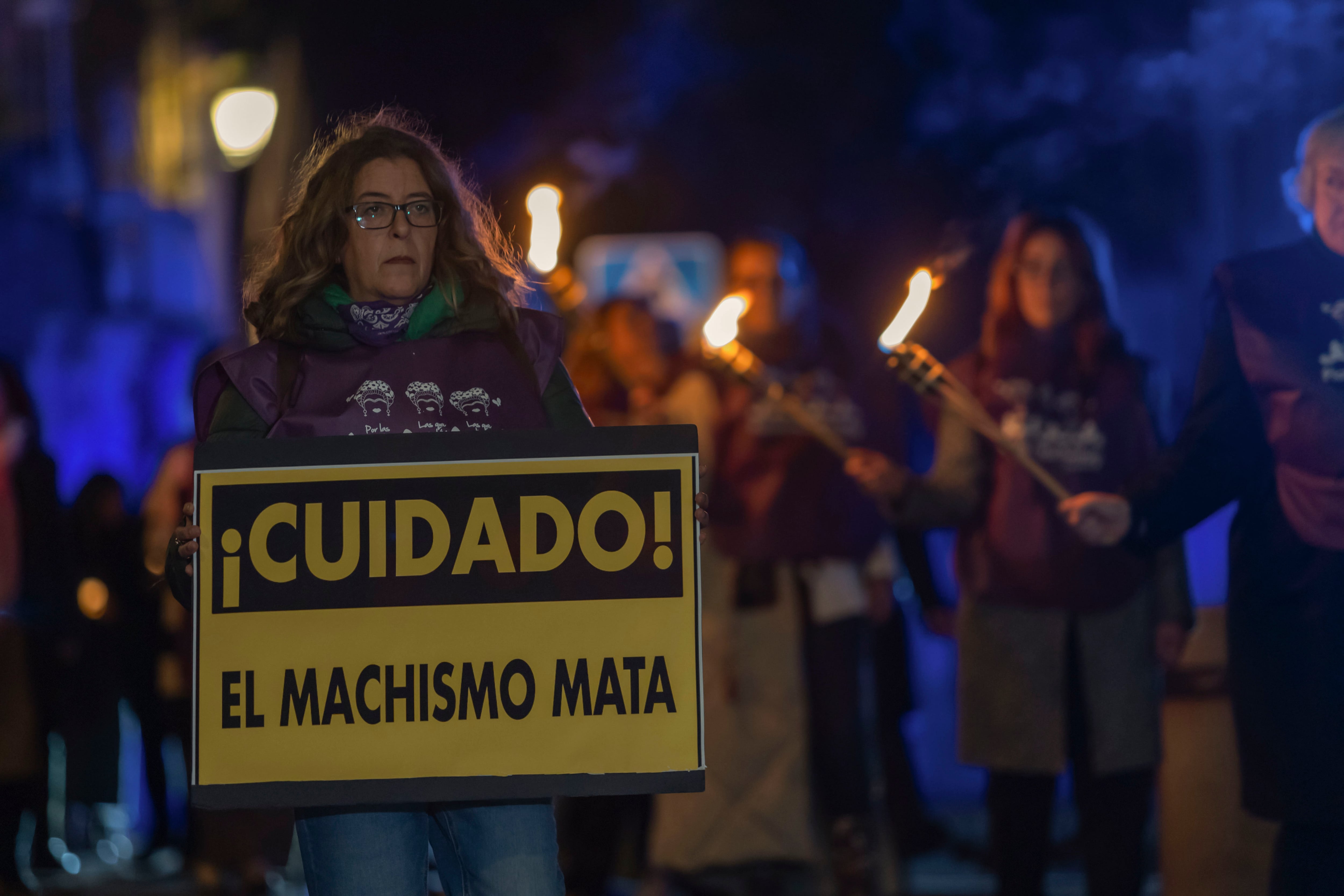 Imagen de una de las múltiples manifestaciones contra la violencia machista que se están produciendo en España con motivo del 25N.