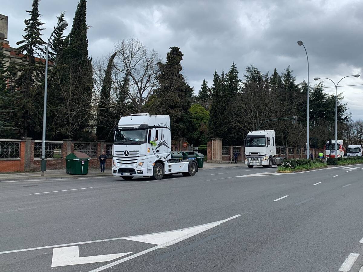 Huelga de transportistas en Navarra: demandas y consecuencias (22/03/2022)