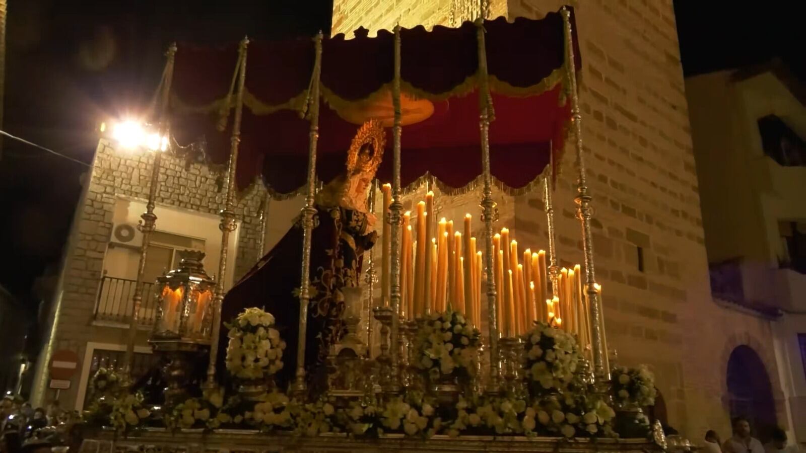 Paso de palio de la Semana Santa de Andújar