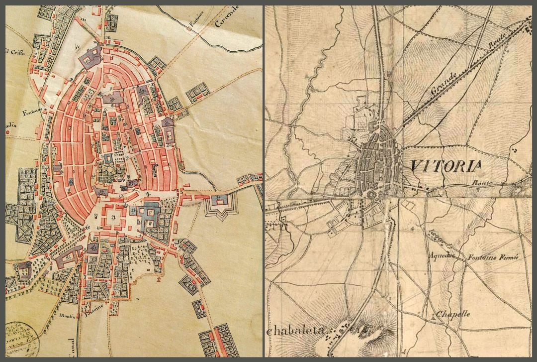 Fragmentos de los mapas