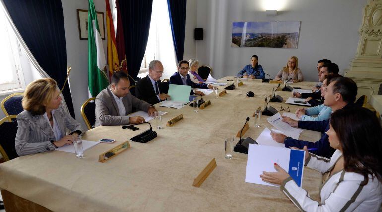 Primera Junta de Gobierno Local del ayuntamiento de Málaga