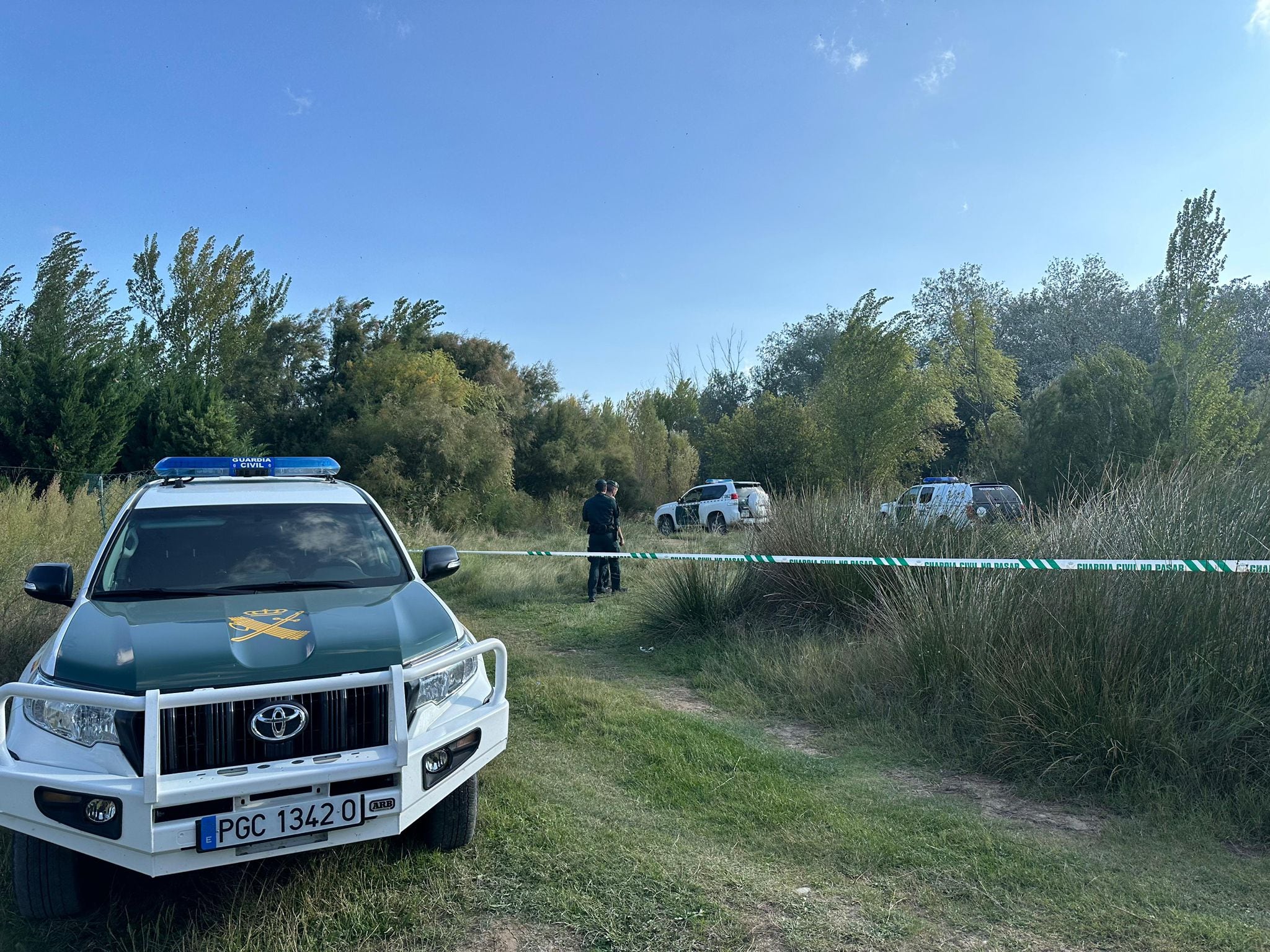 Guardia Civil en la búsqueda de la mujer desaparecida en Autol