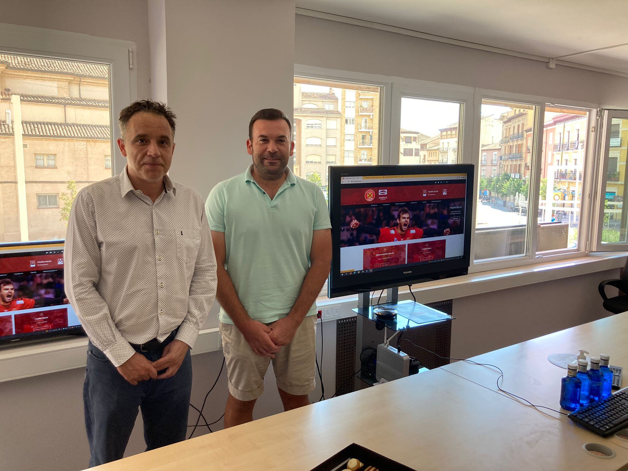 Conrado Toro y Nacho Udina en la presentación