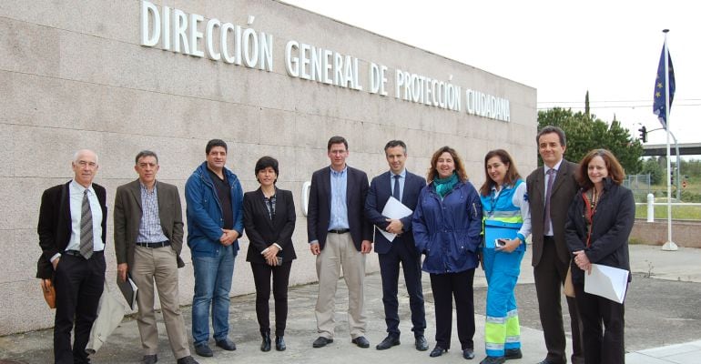 En la reunión han estado presentes Carlos Novillo, director general de Protección ciudadana;José Javier Barbero, delegado del Área de Gobierno de Salud, Seguridad y Emergencias del Ayuntamiento de Madrid y Carmen Martin, jefa de División de Protección Civ