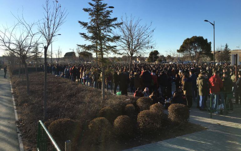 Esta era la imagen del Campus en la mayor fiesta universitaria de Albacete