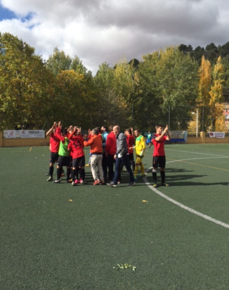El San José celebra el triunfo en la &#039;Bene&#039;