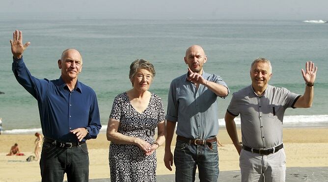 Patricia Lomax, viuda de Eric Lomax, un oficial del ejército británico que en 1995 publicó su experiencia como prisionero de guerra, junto al director australiano Jonathan Teplitzky; el guionista Frank Cottrell Boyce, y el productor Bill Curbishley, duran