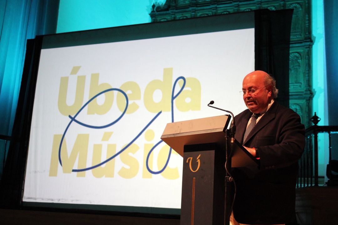 Diego Martínez durante la inauguración del XXXII Festival Internacional de Música y Danza