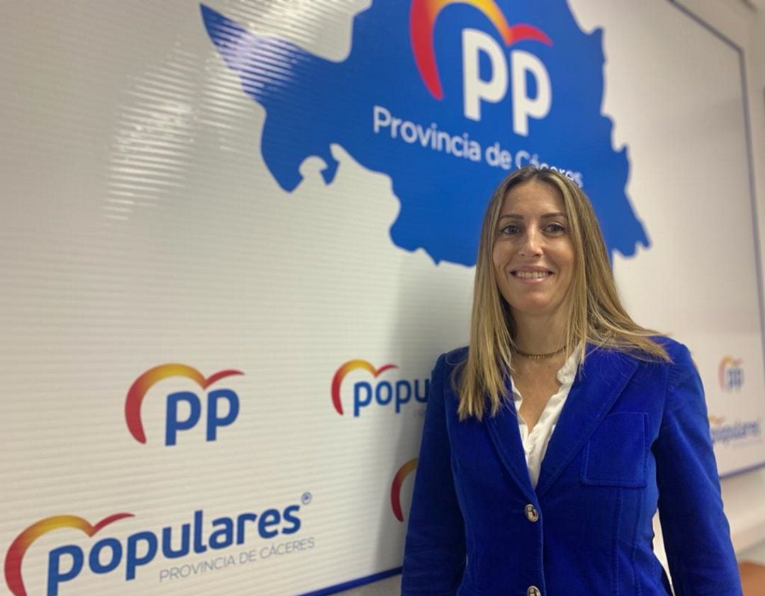 Maria Guardiola, concejala del Ayuntamiento de Cáceres, y posible candidata a presidir el PP de Extremadura