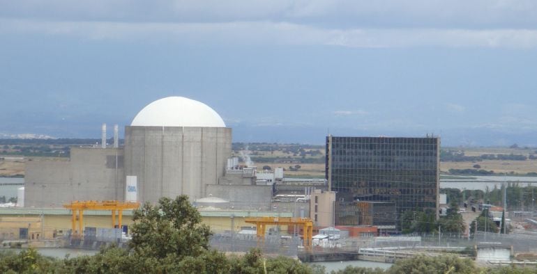 Vista de uno de los reactores de la Central Nuclear de Almaraz