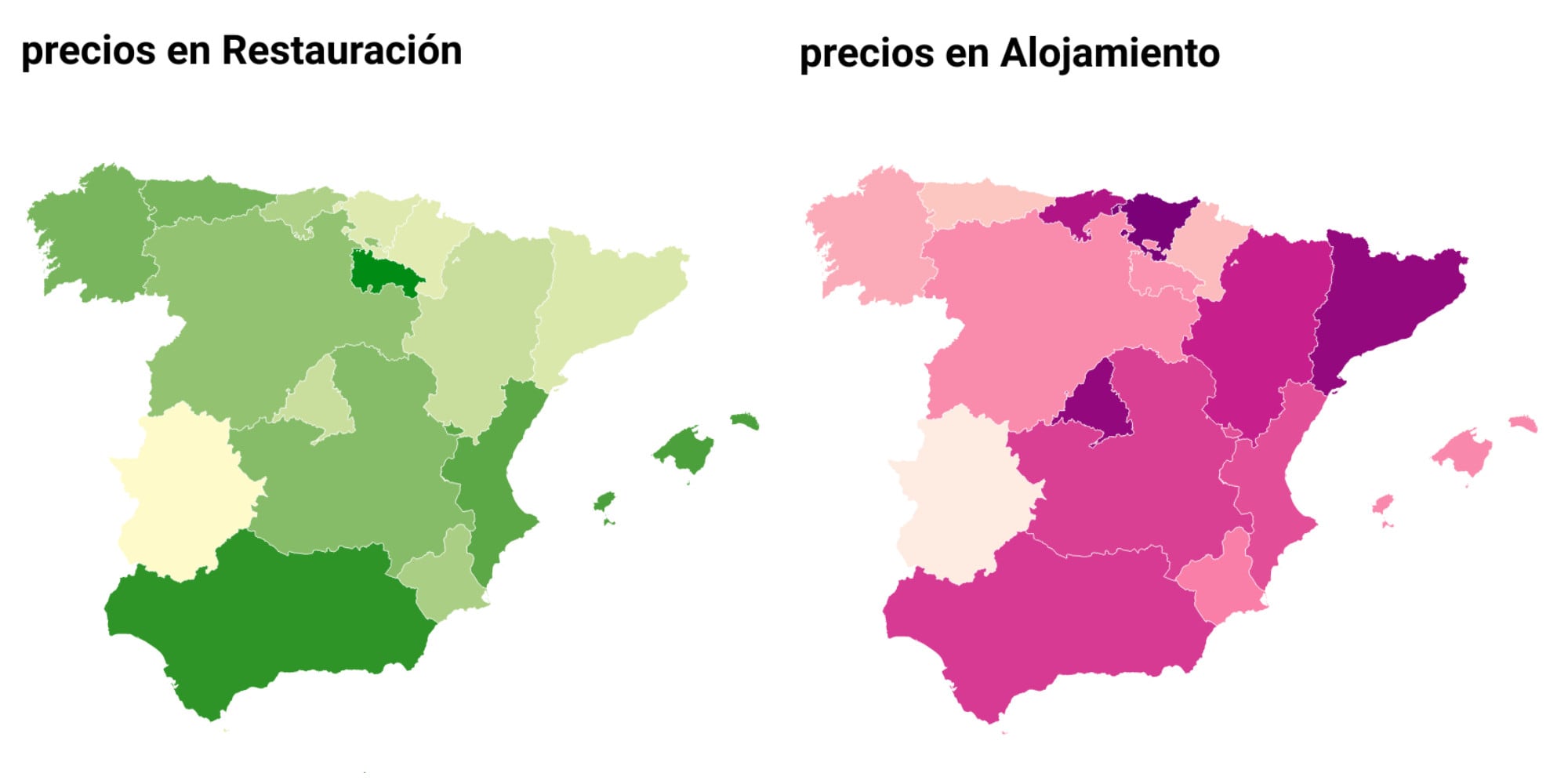 Las diferencias del aumento de precio entre comunidades son significativas