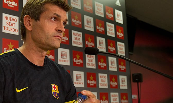 Tito Vilanova comparece en rueda de prensa