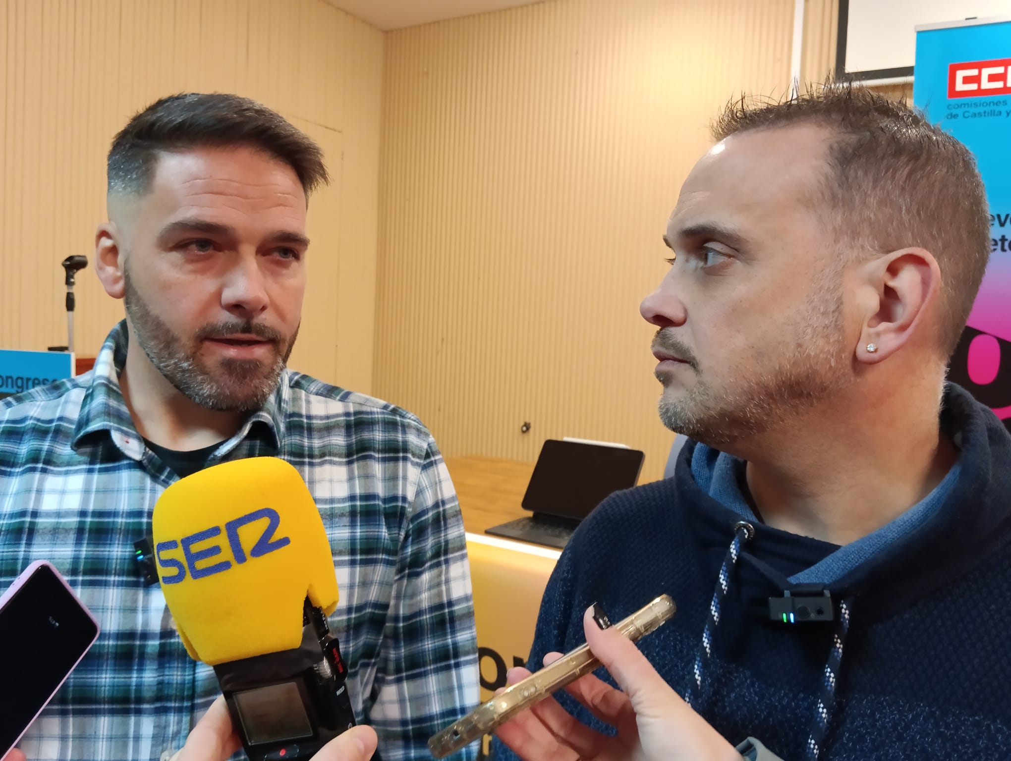 Rubén Ramos (izq) con su predecesor, Rubén Moro