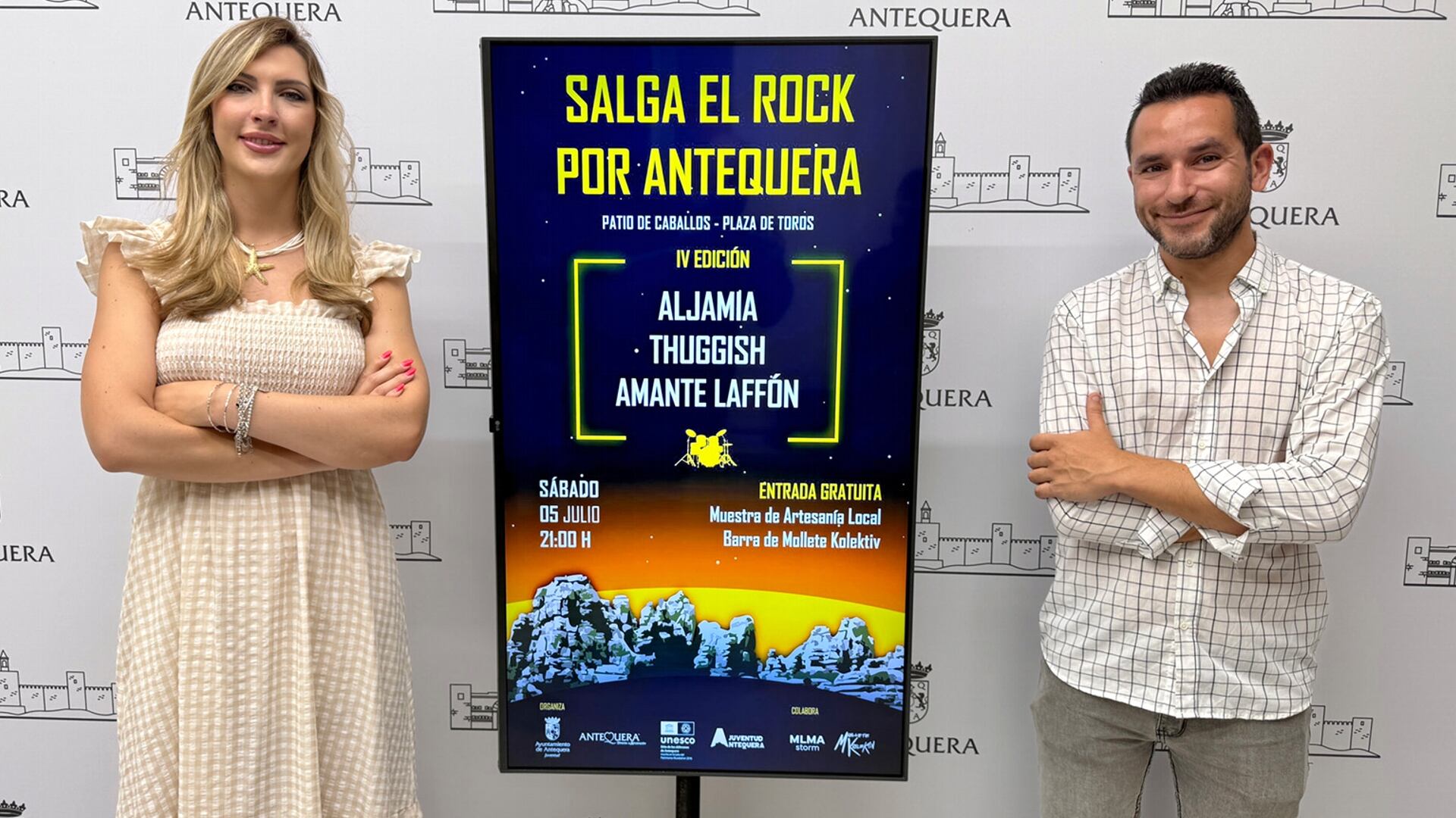 Presentación del festival “Salga el Rock por Antequera&quot;