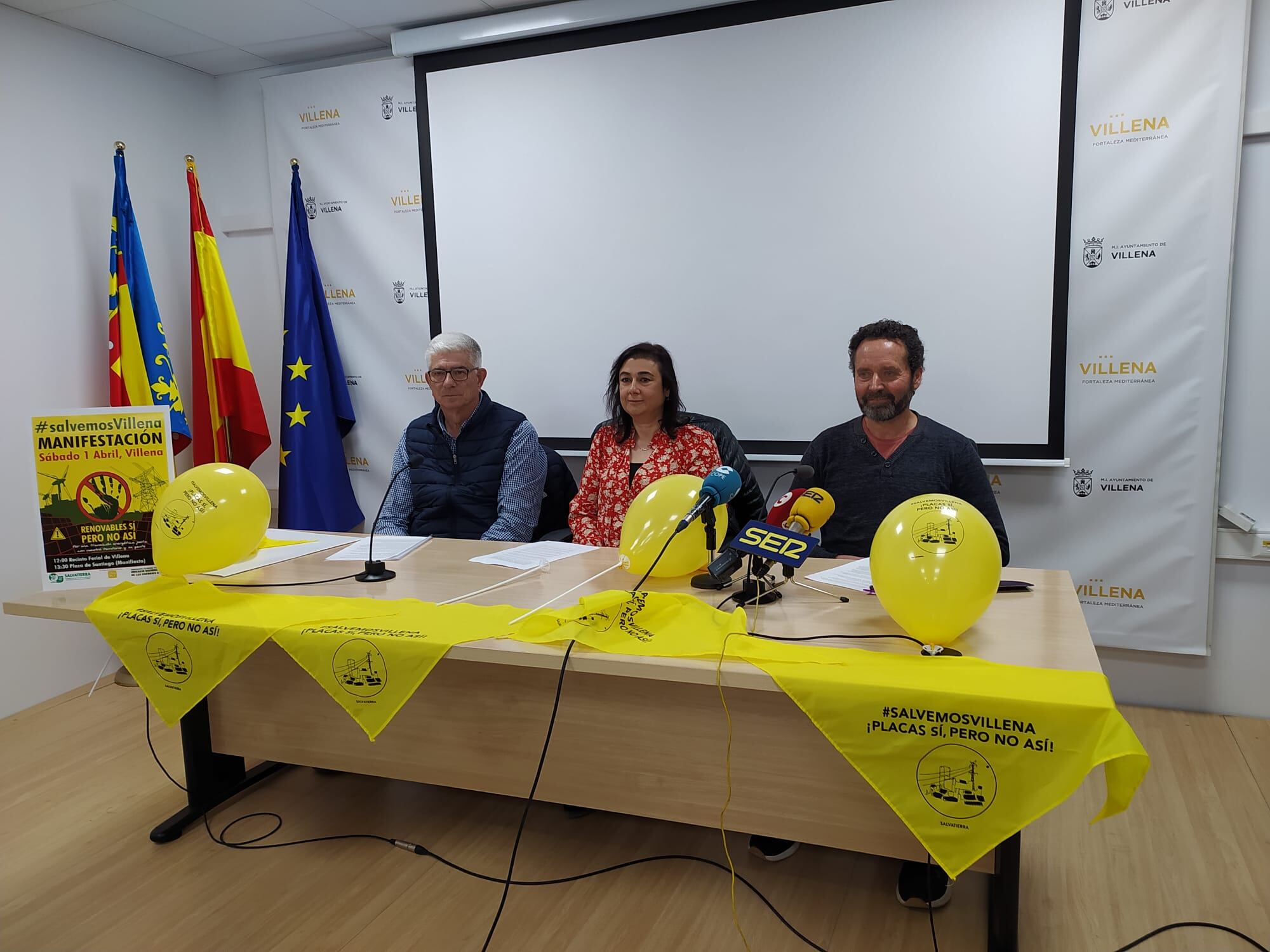 Momento de la presentación de la manifestación