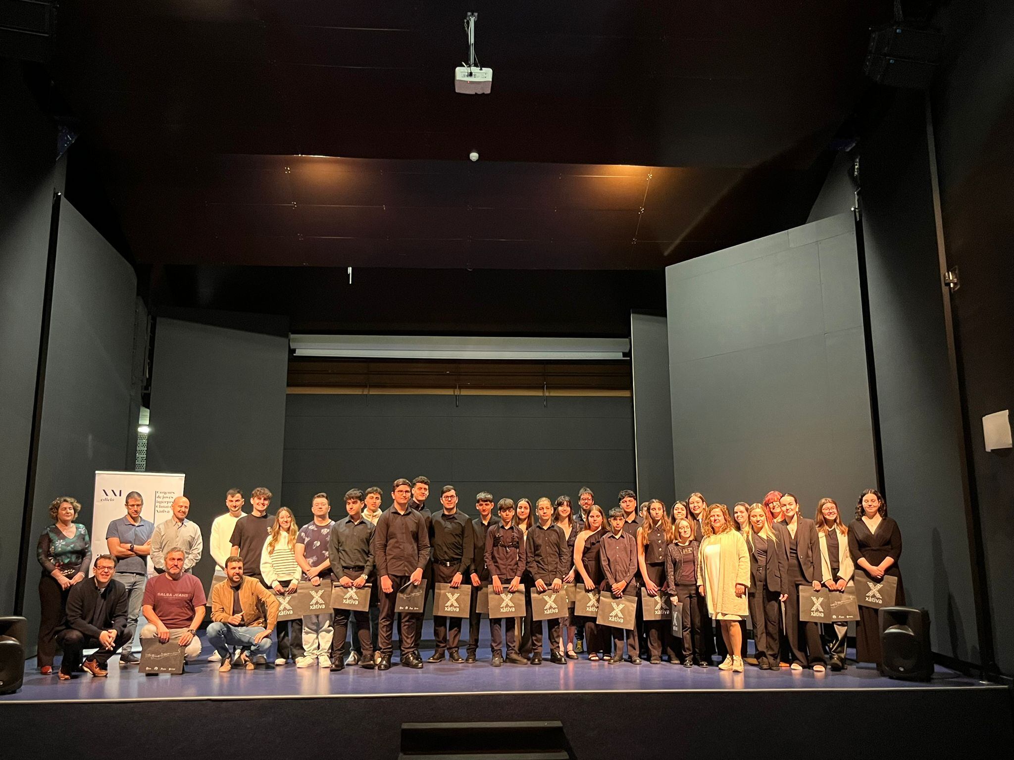 Ganadores de la modalidad viento-madera. Fuente: Ajuntament de Xàtiva