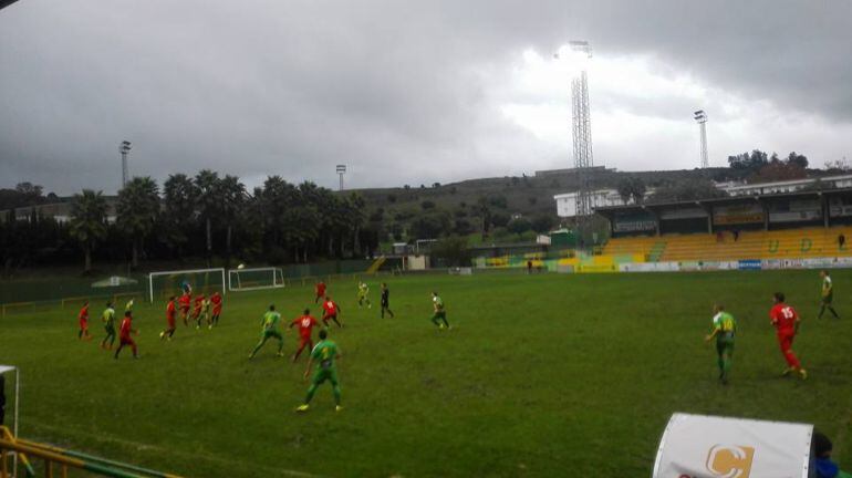 Un momento del partido.