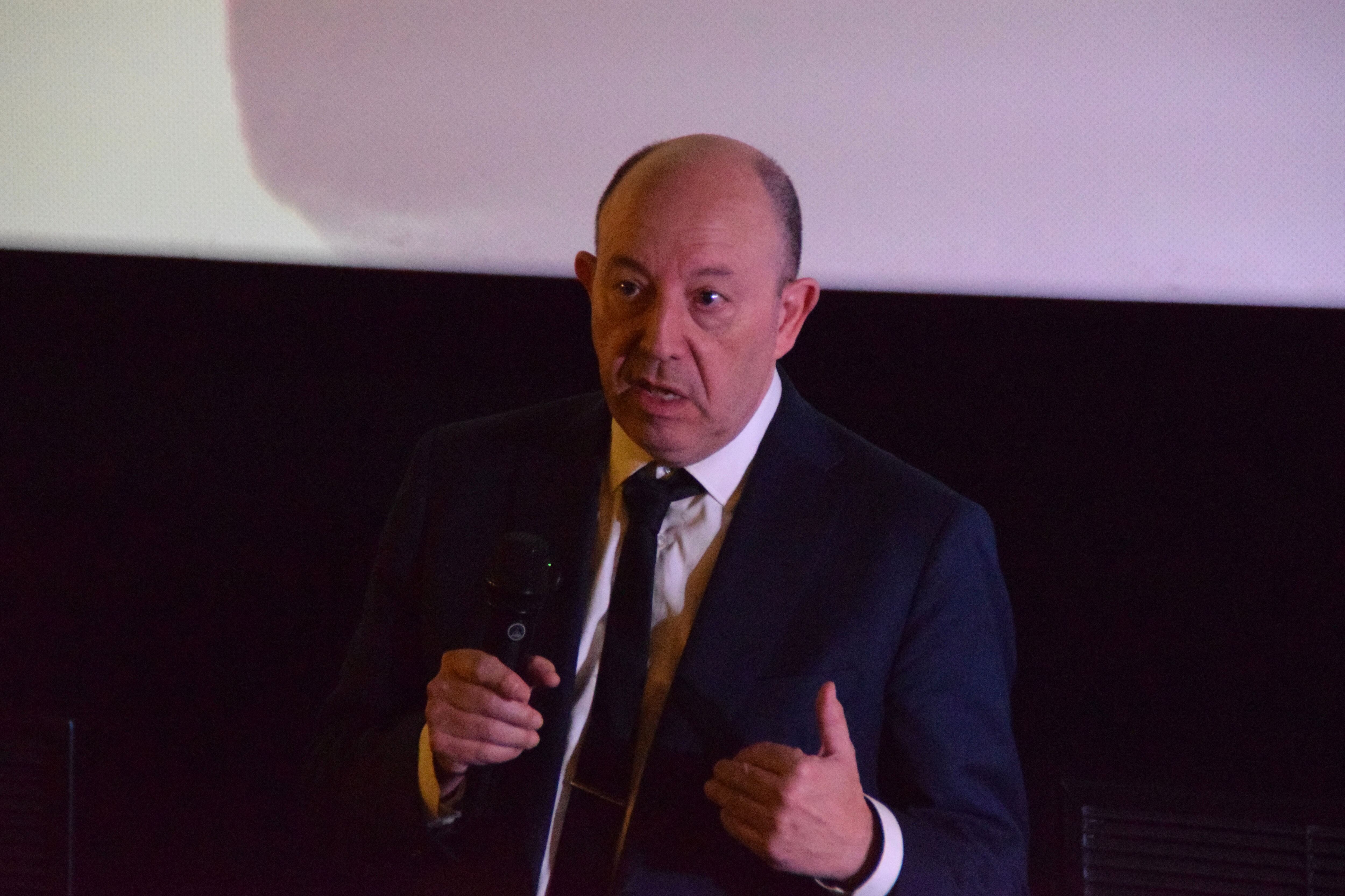 L'economista, Gonzalo Bernandos, ha participat en una conferència organitzada pels Propietaris de Béns Immobles