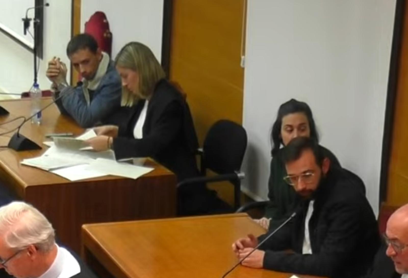 David, al fondo. Cristian, en primer término